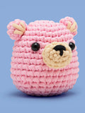 Walter the Bear Pink Crochet Kit