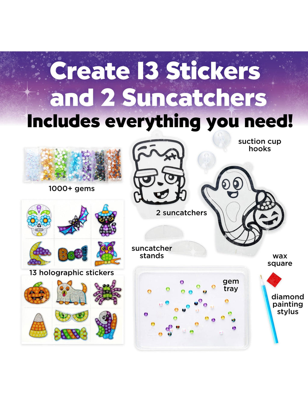 Halloween Big Gem Diamond Painting Kit for Kids