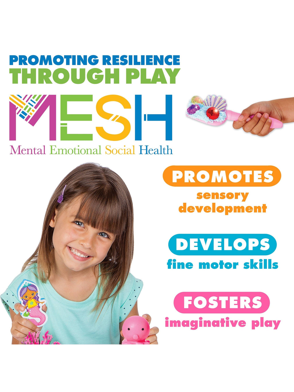 Sensory Bin Mermaid Activity Bin for Kids