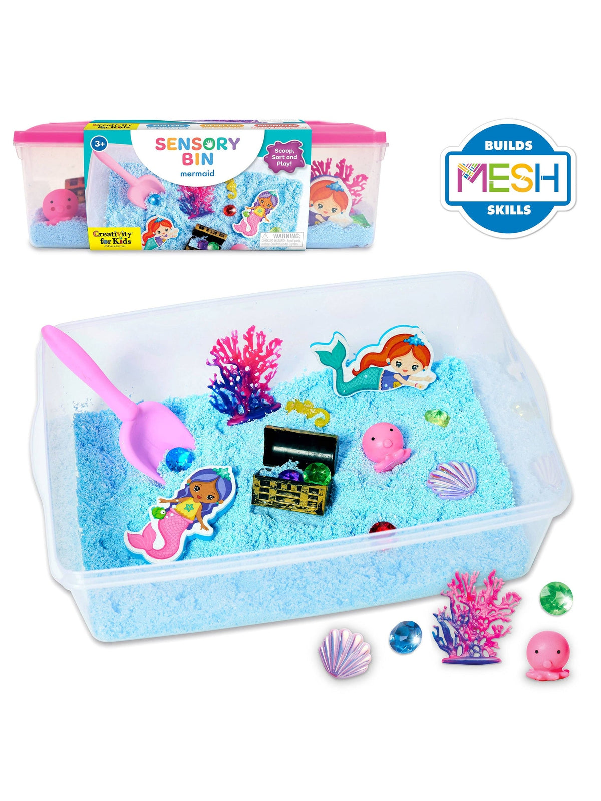 Sensory Bin Mermaid Activity Bin for Kids